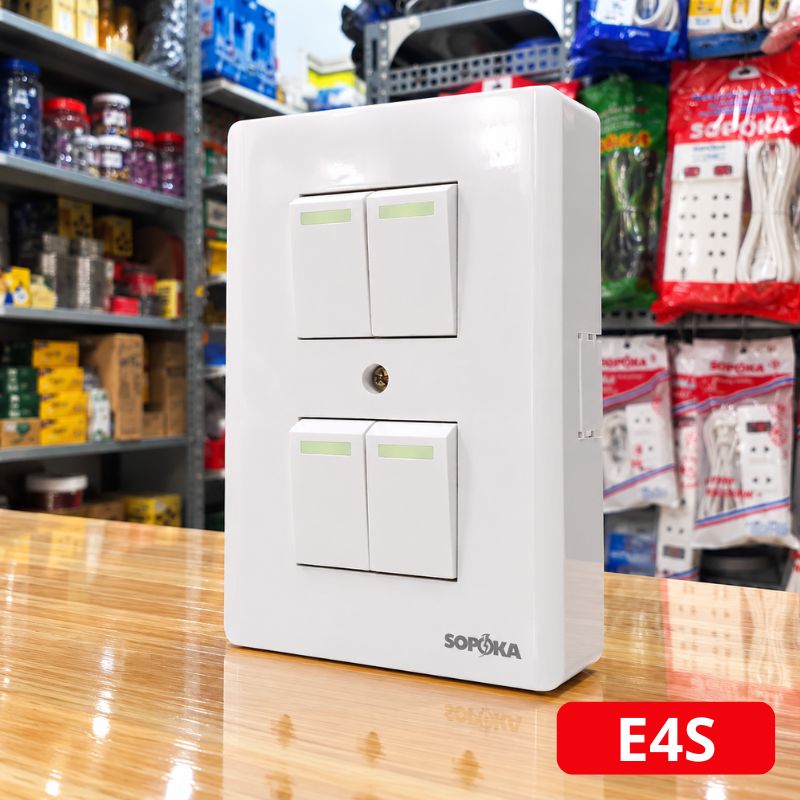 Bảng Điện TAPLO Nổi Cao Cấp 3 Ổ ắm SOPOKA