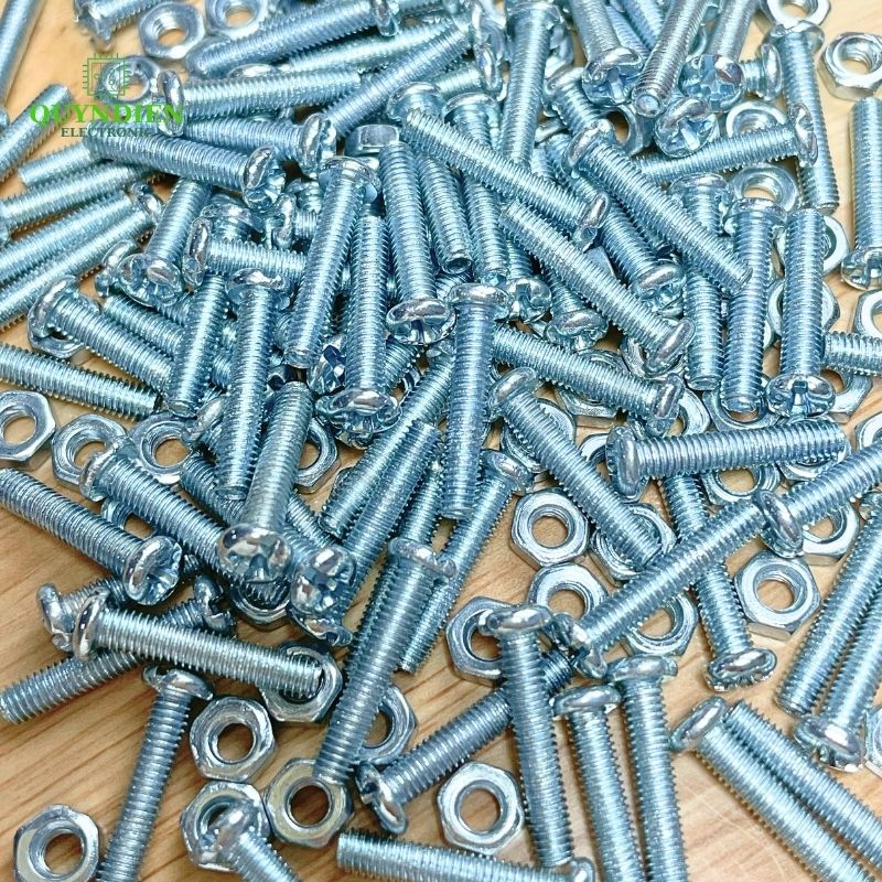 Ốc Vít Tán M3x15mm (Túi 110g) Khoảng 90-100 Con