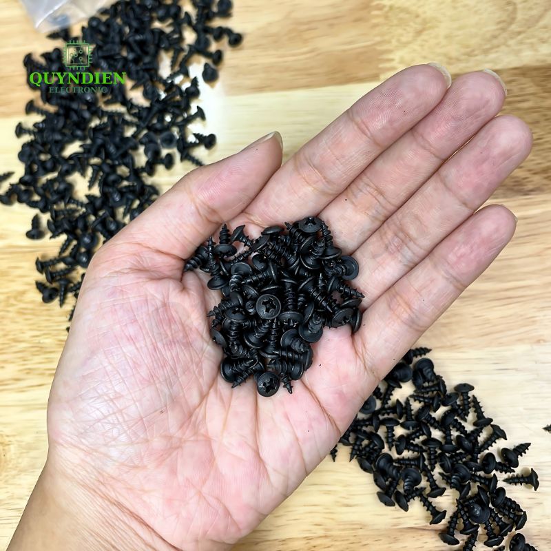 Ốc Vít Nhọn Đầu Dù Ren Thưa M3x8mm