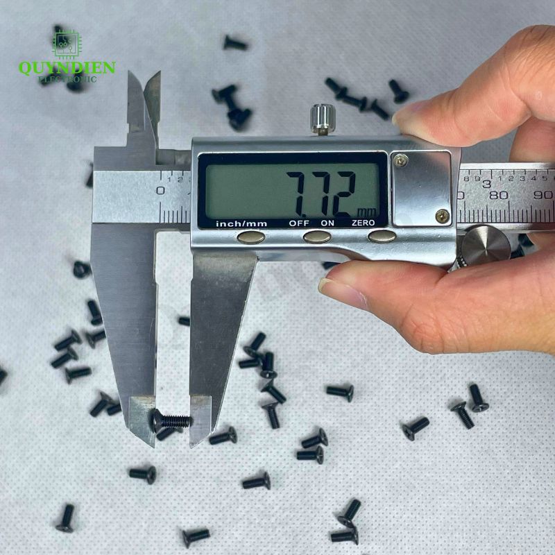 Ốc vít ren mịn M3x8mm đầu COL dài 8mm - Túi 500 Con