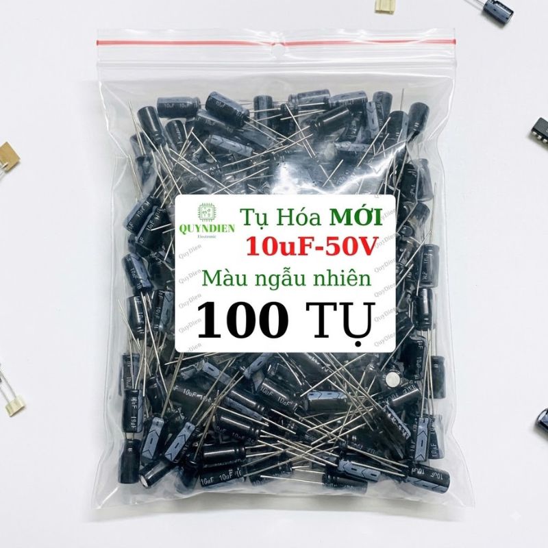 Tụ Hóa 50V 1uF 2.2uF 4.7uF 10uF 47uF