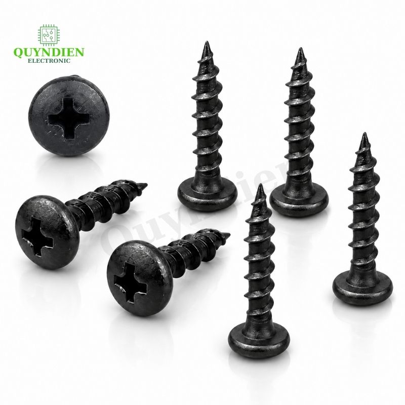 Ốc Vít M4x20mm Taiwan Ren Thưa Nhọn