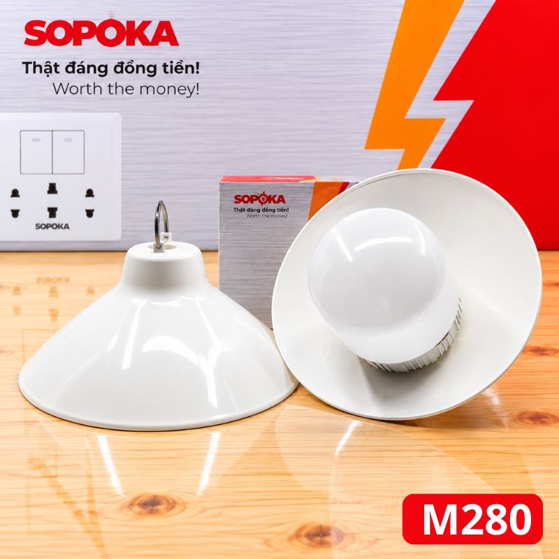 Chóa Đèn Quai Treo Ngoài Trời Chịu Mưa SOPOKA