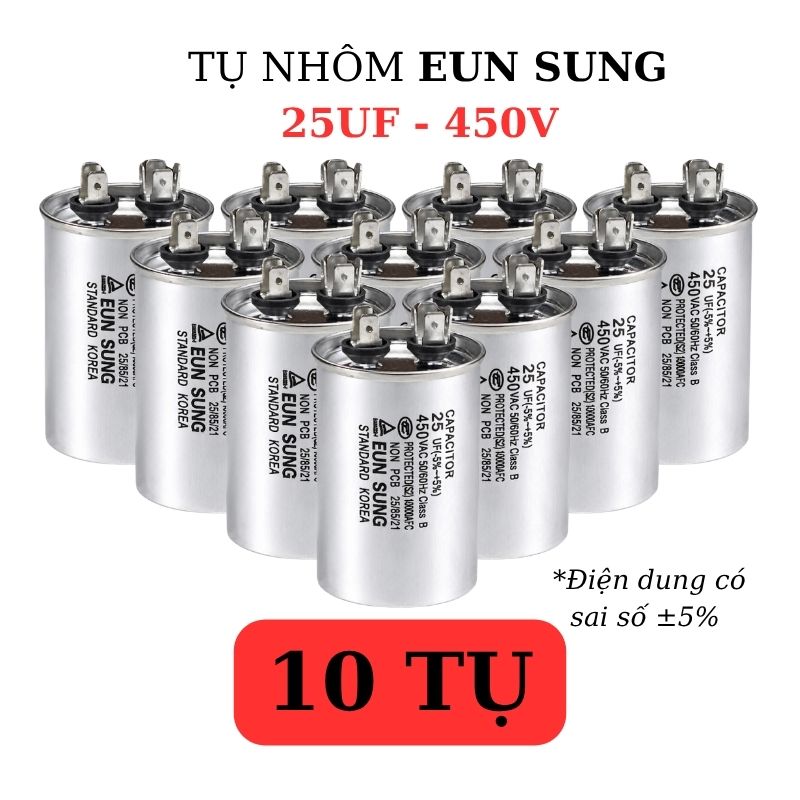 Tụ Nhôm Kapa EUN SUNG 25uF 450V