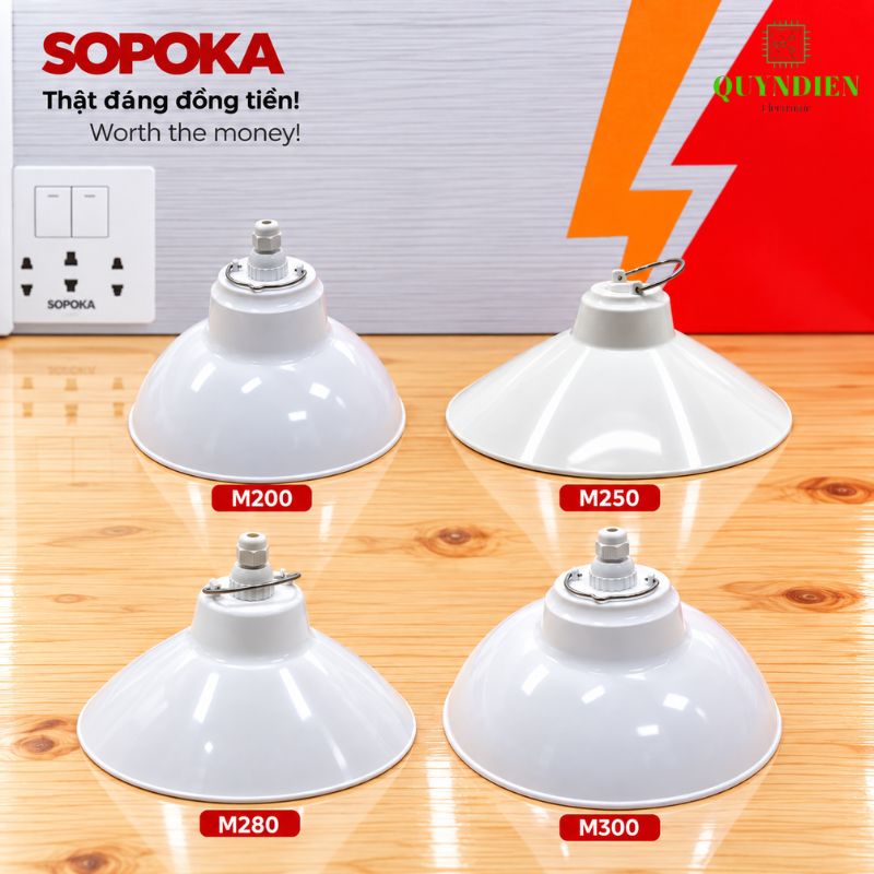 Chóa Đèn Quai Treo Ngoài Trời Chịu Mưa SOPOKA