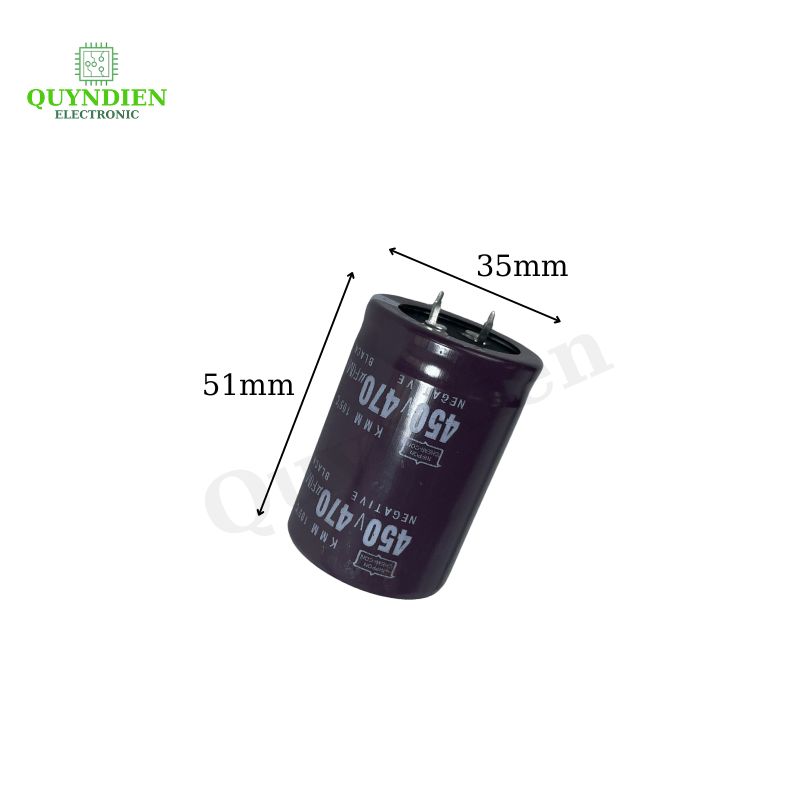 TỤ LỘC NGUỒN - TỤ HÓA NÂU 470uF 450V