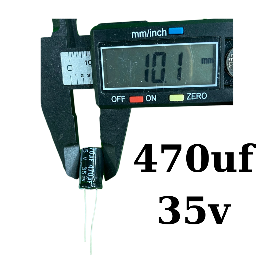 Tụ hóa 470uf-16v 25v 35v 50v màu ngẫu nhiên