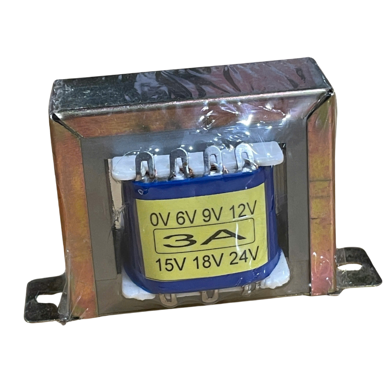 Biến áp đối xứng hạ áp 15v đôi AC vào 220v ra AC 15v-0v-15v - 3A