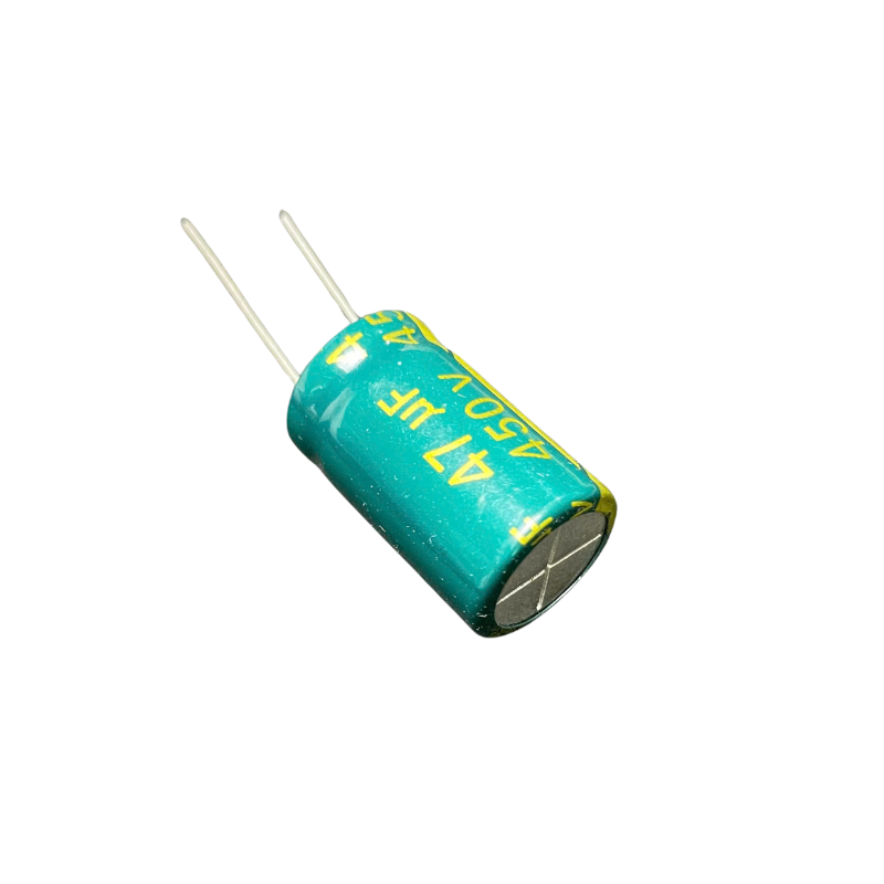 Tụ lộc nguồn tụ hóa 47uF 400V - 450V xanh 16x25mm
