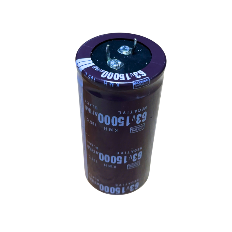 Tụ lọc nguồn 15000uf-63v Nâu dùng trong thiết bị âm thanh, máy hàn và các mạch điện công suất lớn
