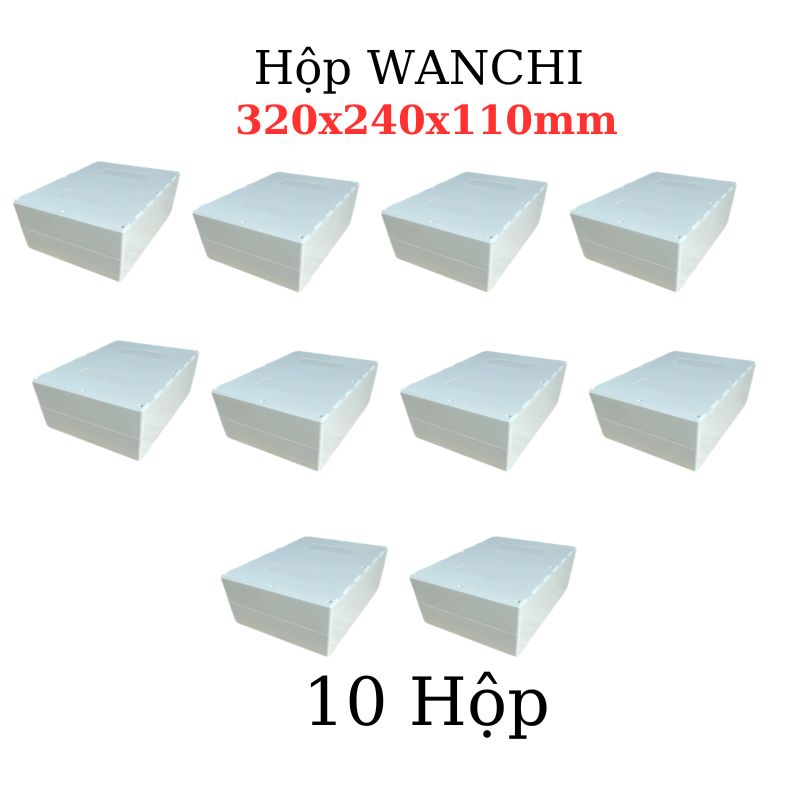 Hộp Nhựa ABS GHÉP WANCHI 320x240x110mm Màu Trắng