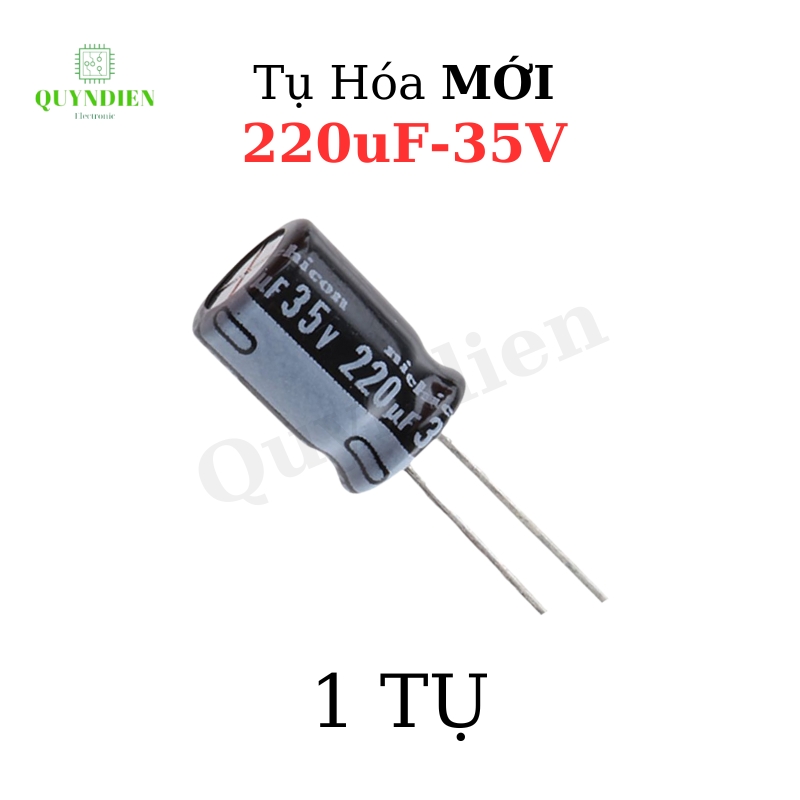 Tụ Hóa 220uf - 35V Màu ngẫu nhiên