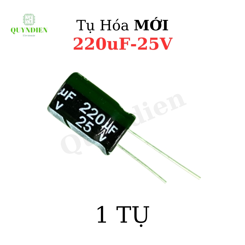 Tụ Hóa 220uf - 25V Màu ngẫu nhiên