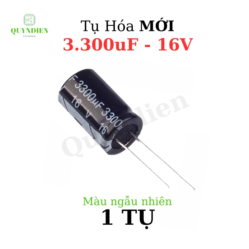 Tụ hóa 3300uf-16v 25v 35v 50v giá bán 1 tụ