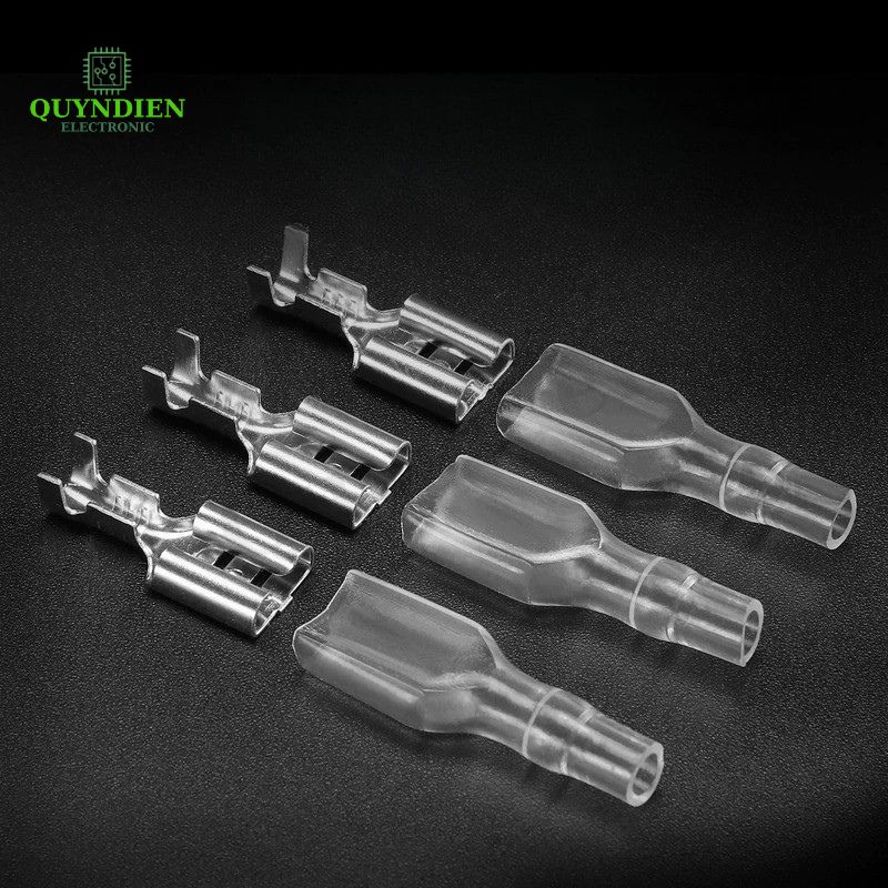 Đầu Cos Cái 4.8mm Kèm Vỏ Bọc - Túi 10 Bộ