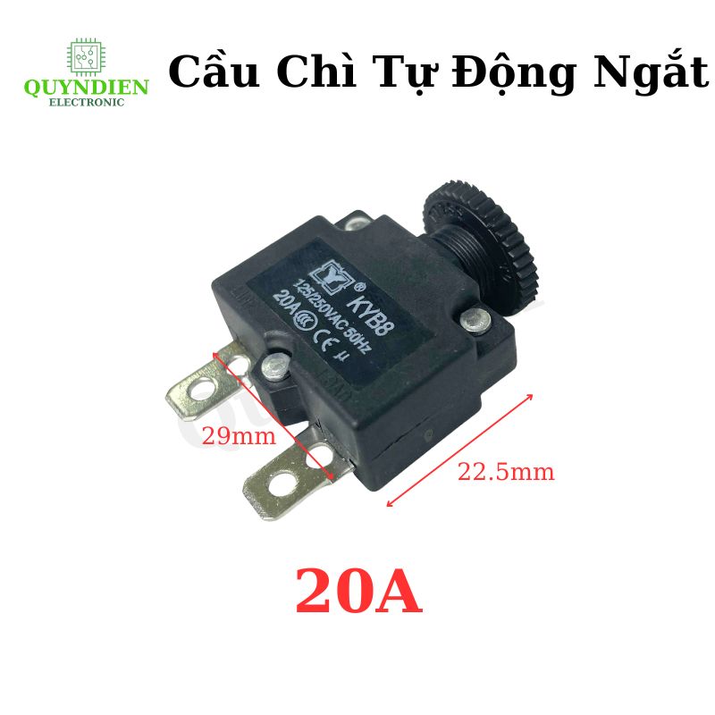 Relay Cầu Chì Tự Động Ngắt 20A