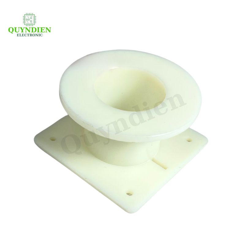Lõi Nhựa Vuông Tròn 55 Quấn Cuộn Cảm Phân Tần Loa - Màu Trắng Sữa