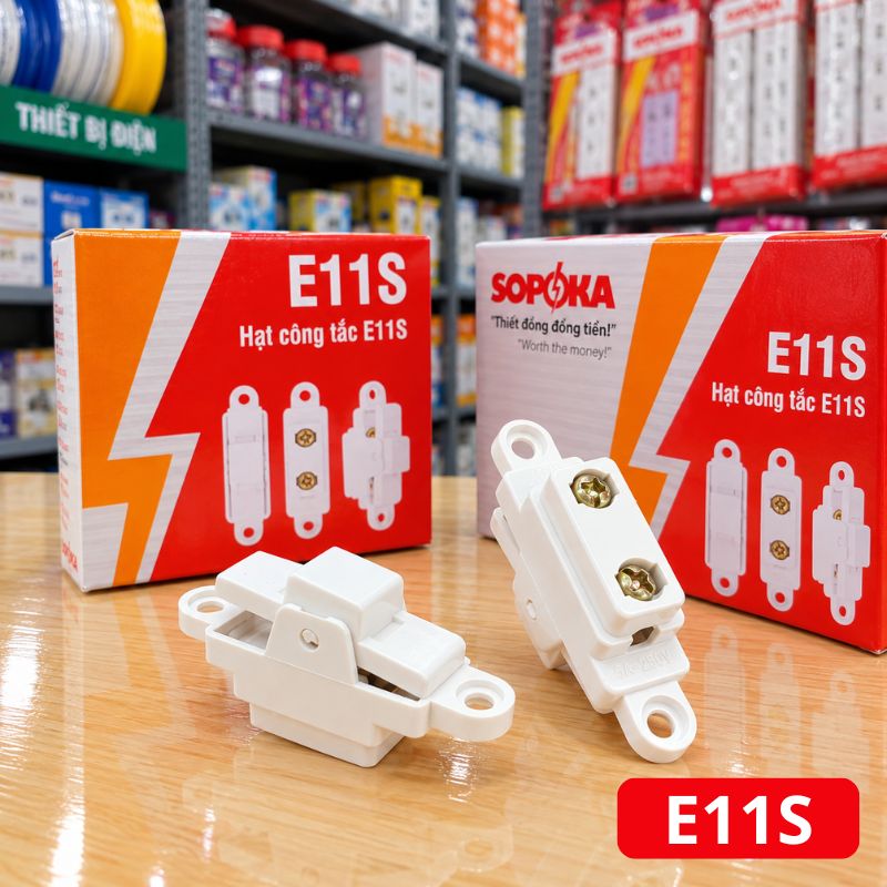 Công Tắc Điện Vuông SOPOKA