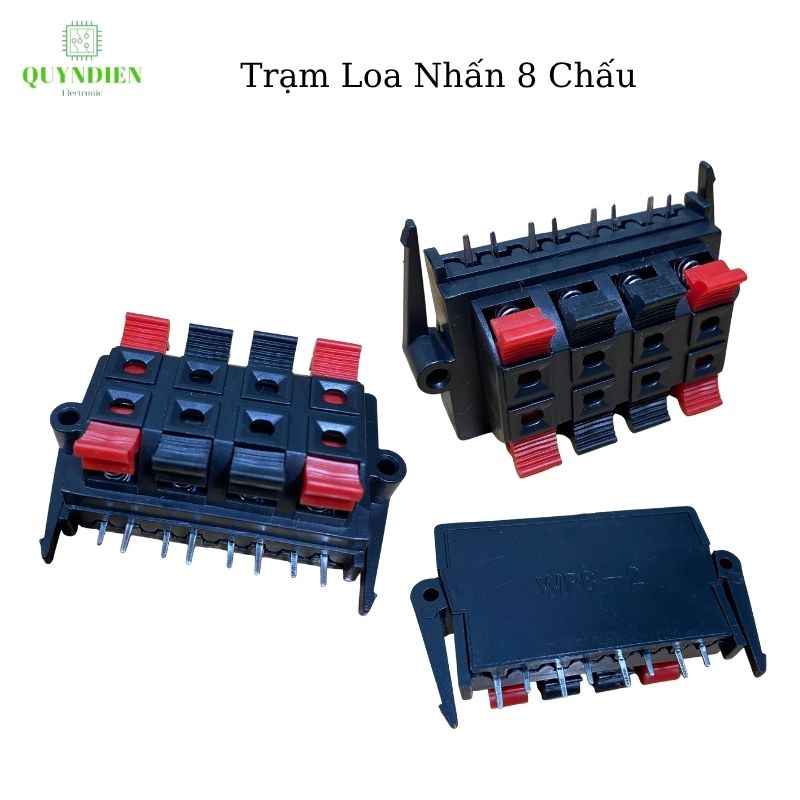 Trạm kẹp loa Trạm nhấn 8p Trạm amply