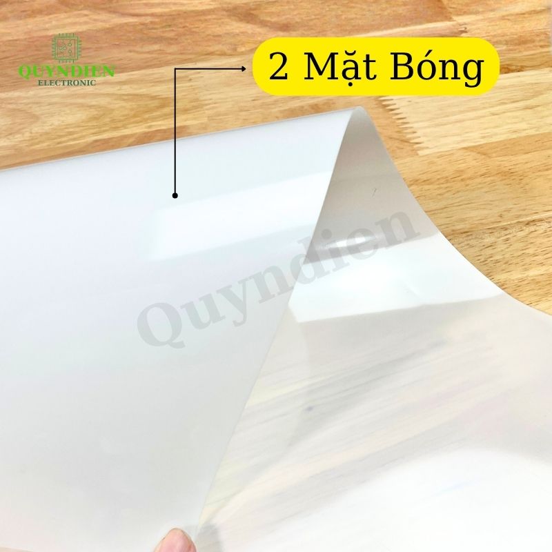 Giấy Phim Sữa Cách Điện 2 Mặt Bóng Dày 0.2mm