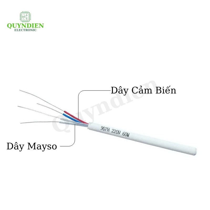 Sensor Nhiệt 60W Bọc Nhựa 907H-220V