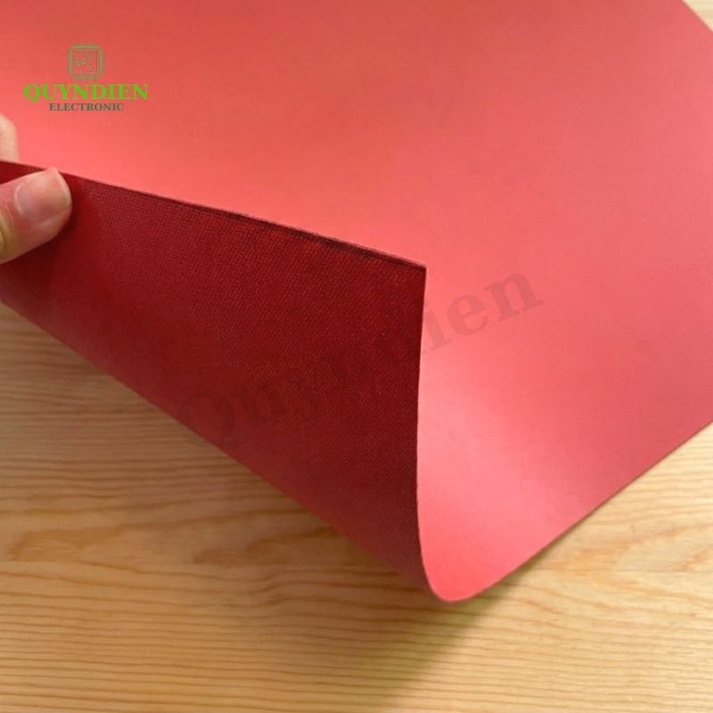 Giấy Cách Điện Làm Khuôn Biến Áp Dày 1mm Màu Đỏ