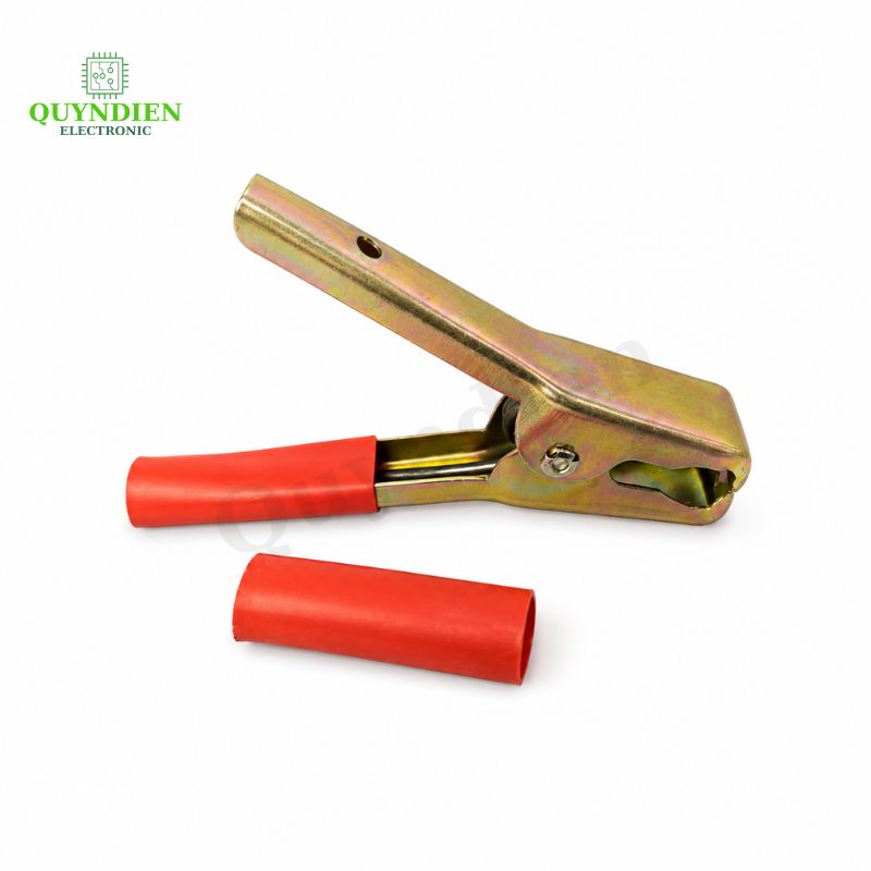 Kẹp Bình Ắc Quy 100A Thép Không Gỉ Đỏ Đen