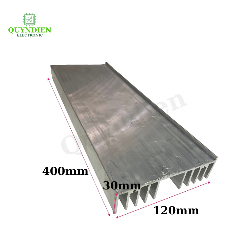 Nhôm tản nhiệt 10 cánh dài 40cm 400x120x30mm