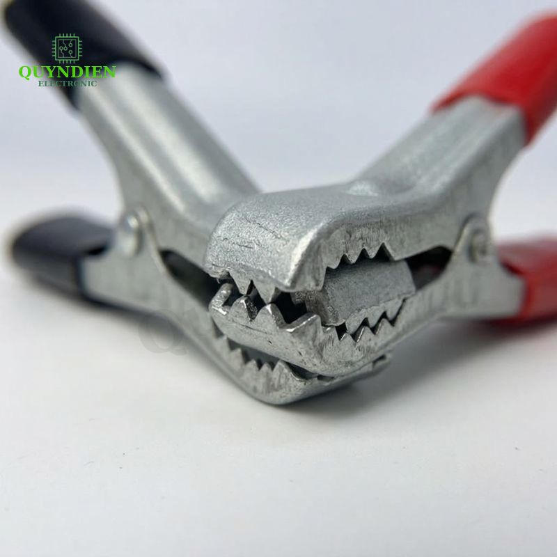 Kẹp Ắc Quy Chì 30A Có Bao Đỏ Đen (Túi 10 Cặp)