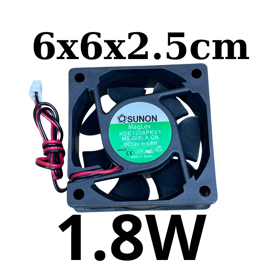 Quạt Tản Nhiệt 12V 6x6x2,5 cm Quạt không chổi than
