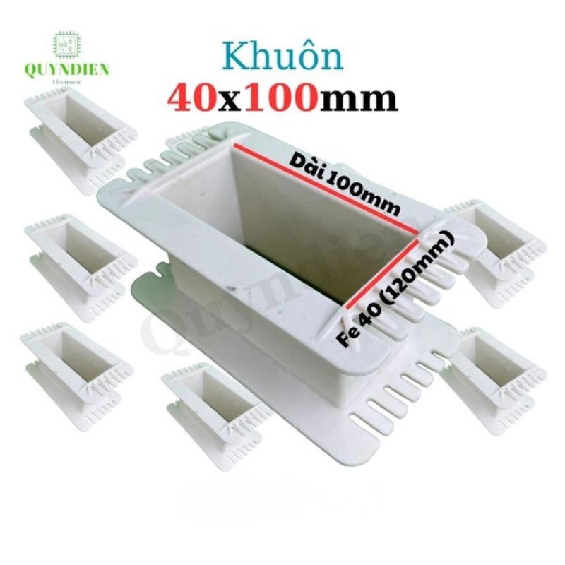 Khuôn Nhựa Quấn Biến Áp Fe Silic 40x100mm