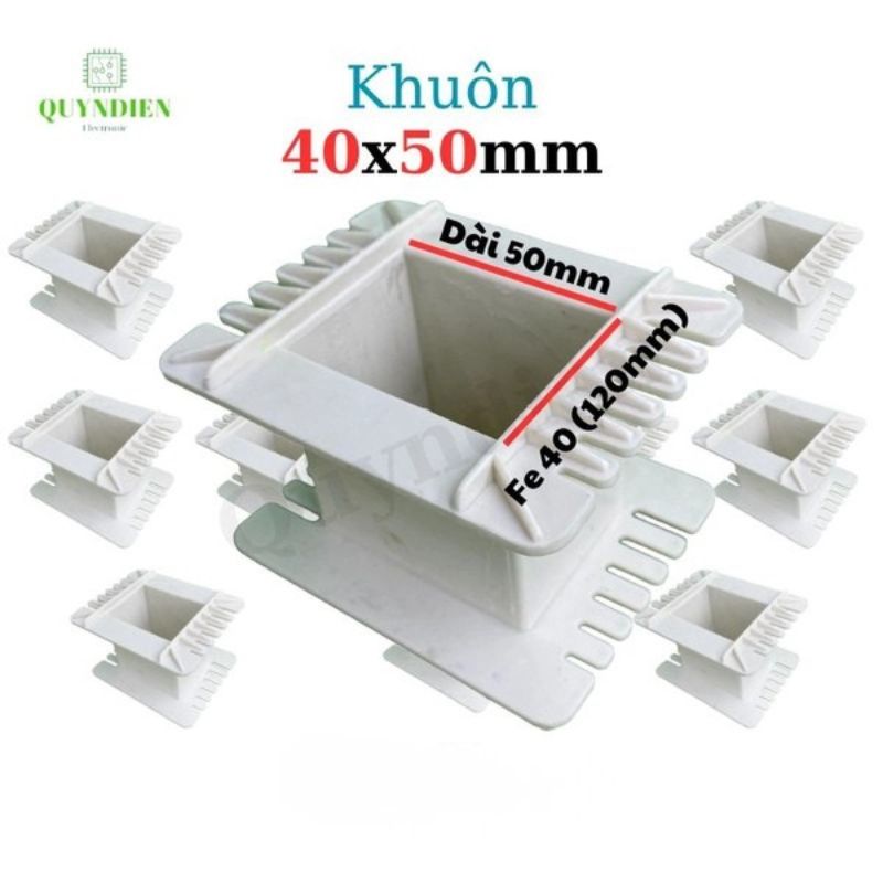 Khuôn Nhựa Quấn Biến Áp Fe Silic 40x50mm