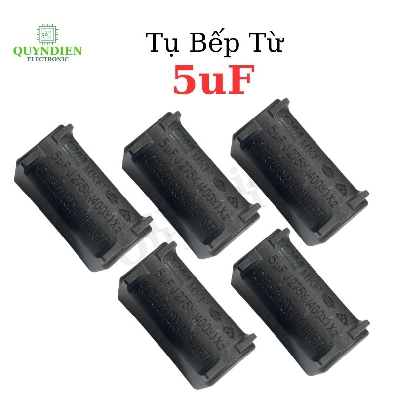 Tụ Bếp Từ 5uF 400VDC 275VAC Loại Đứng