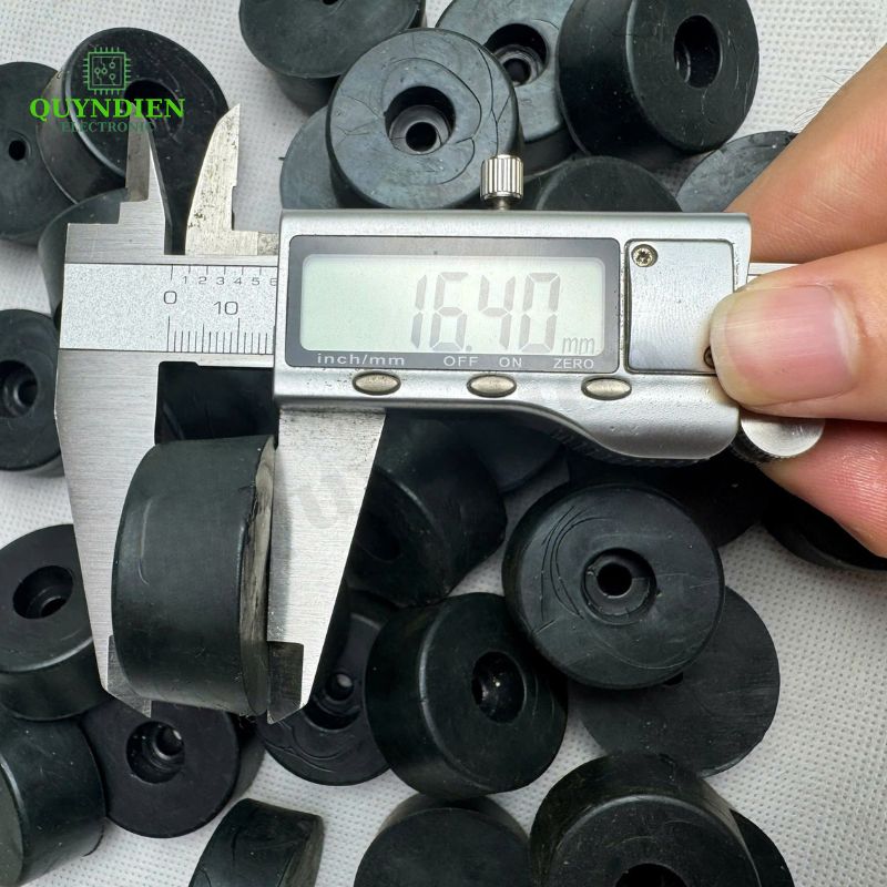 Chân Đế Cao Su Tròn Chống Rung Giảm Ồn Cho Loa Ampli 37x16mm