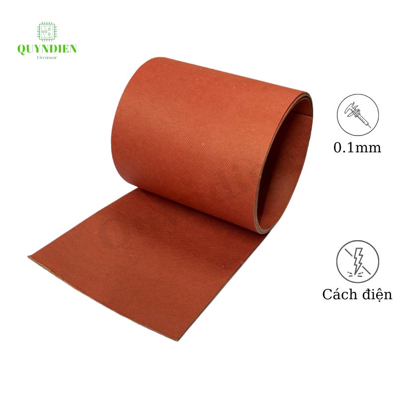 Giấy Đỏ giấy cách điện Làm Khuôn Biến Áp Chịu Nhiệt – Dày 1mm
