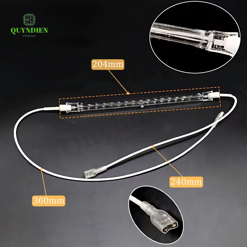 Bóng Bếp từ Bóng halogen bếp hồng ngoại 900w LOẠI 1 [1 bóng]