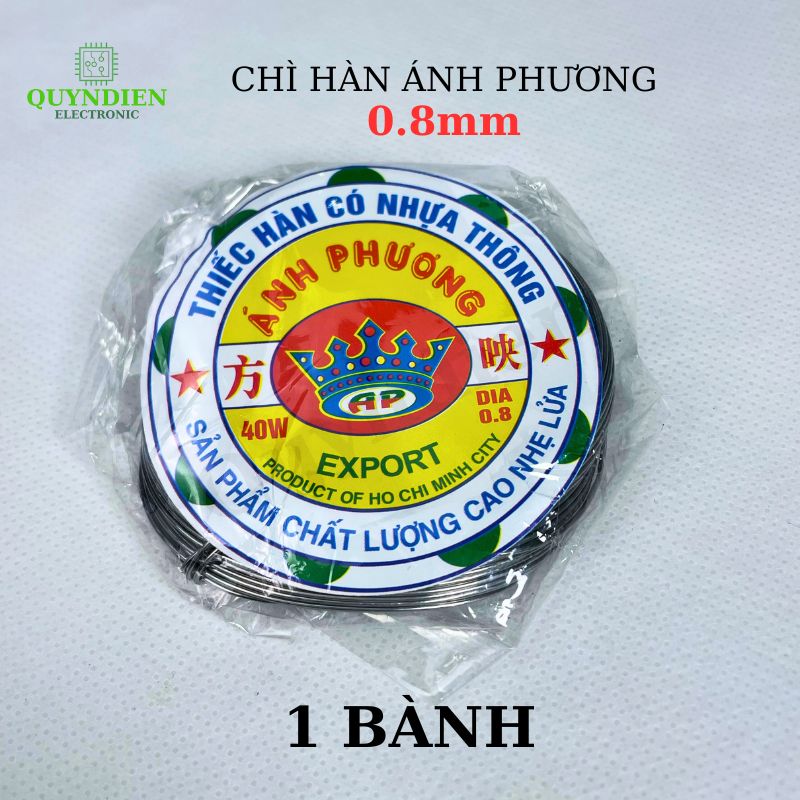 Chì hàn ÁNH PHƯƠNG Cuộn 80gr 0.8mm (Thiếc Hàn)