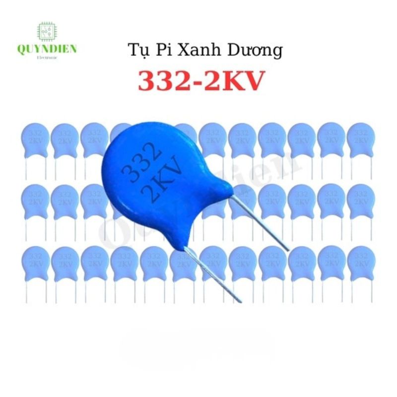 Tụ Pi 332-2KV Xanh Dương