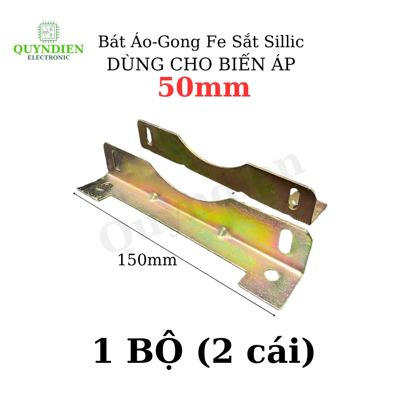 Bát Áo Gong Fe sắt sillic cho Fe 50mm lỗ dùng trong máy Biến Áp