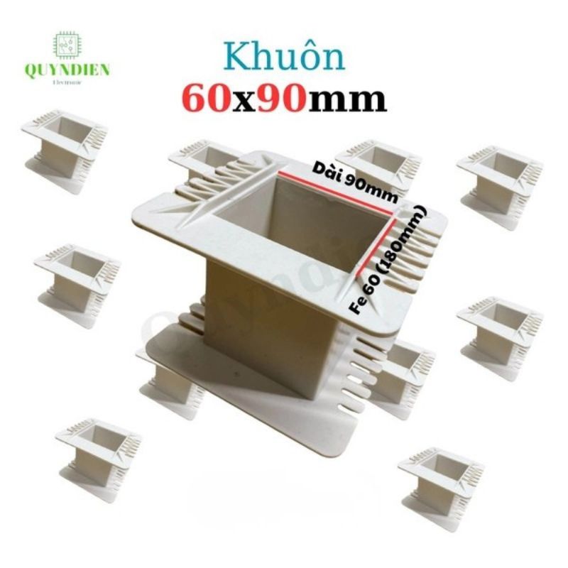 Khuôn Nhựa Quấn Biến Áp Fe Silic 60x90mm