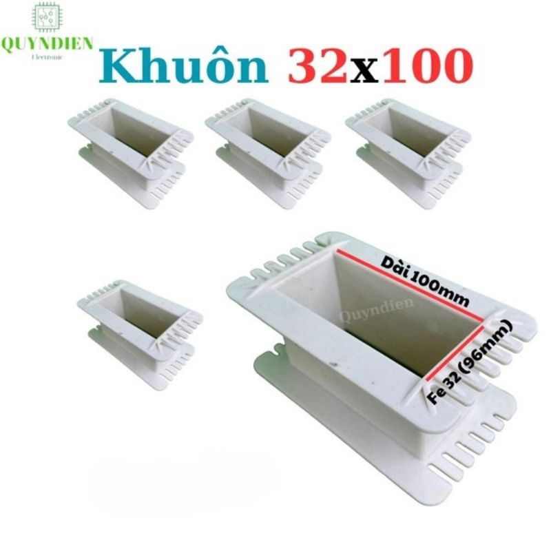Khuôn Nhựa Quấn Biến Áp Fe Silic 32x100mm