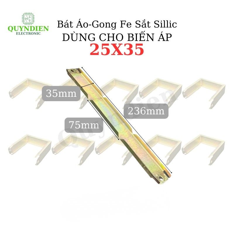 Bát Áo Gong Fe Sắt Silic 25mm Dài Khuôn 35mm