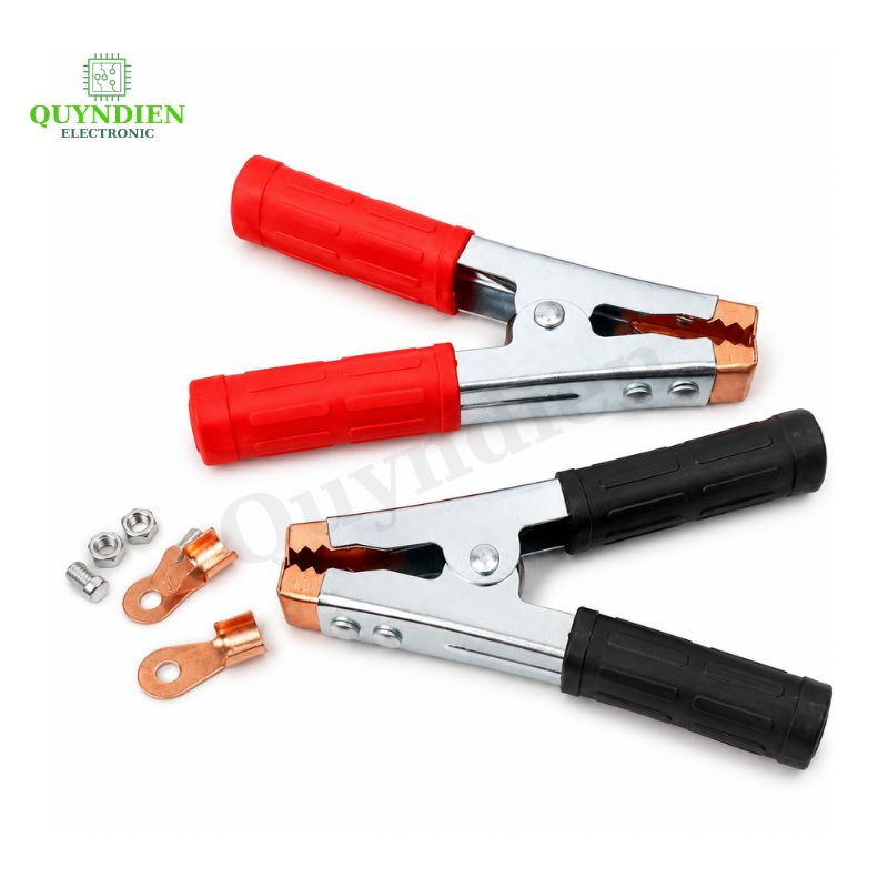 Kẹp Bình Ắc Quy 500A Thép Không Gỉ Đỏ Đen