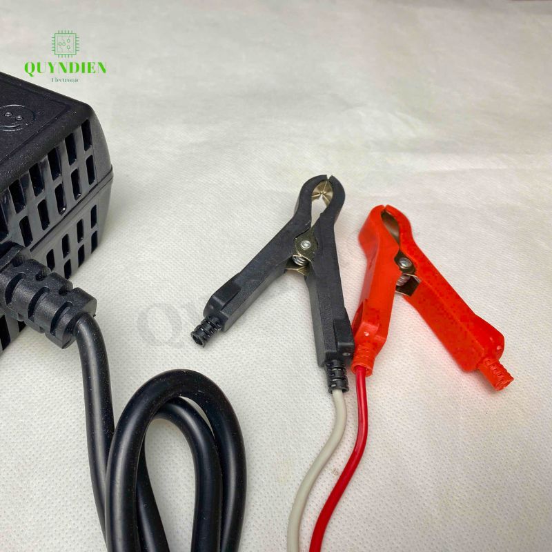 Bộ Sạc Pin Olympus 3S 12.6V-20A Kẹp Đỏ Đen