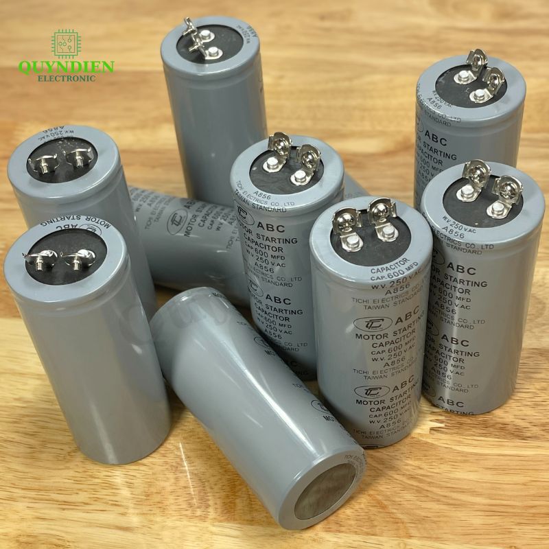Tụ Đề Khởi Động Motor 600uF 250VAC Tụ Kapa TinhChi ABC