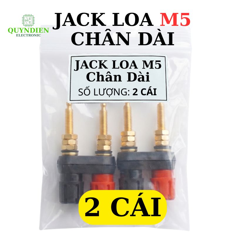 Trạm Loa Ampli Jack Loa Đôi Đỏ Đen M5 Chân Dài