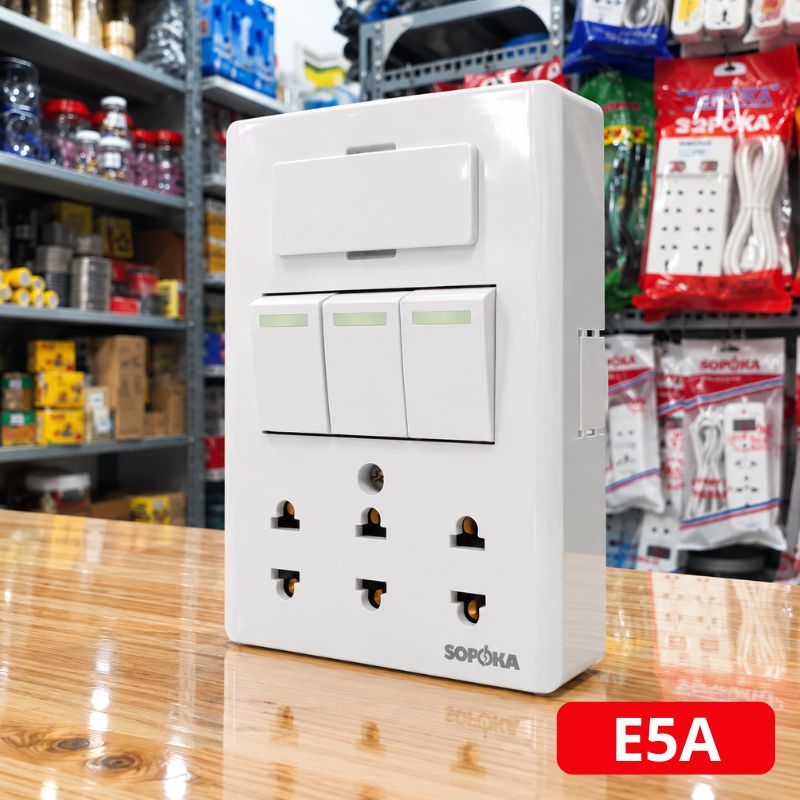 Bảng Điện TAPLO Nổi Cao Cấp 3 Ổ ắm SOPOKA