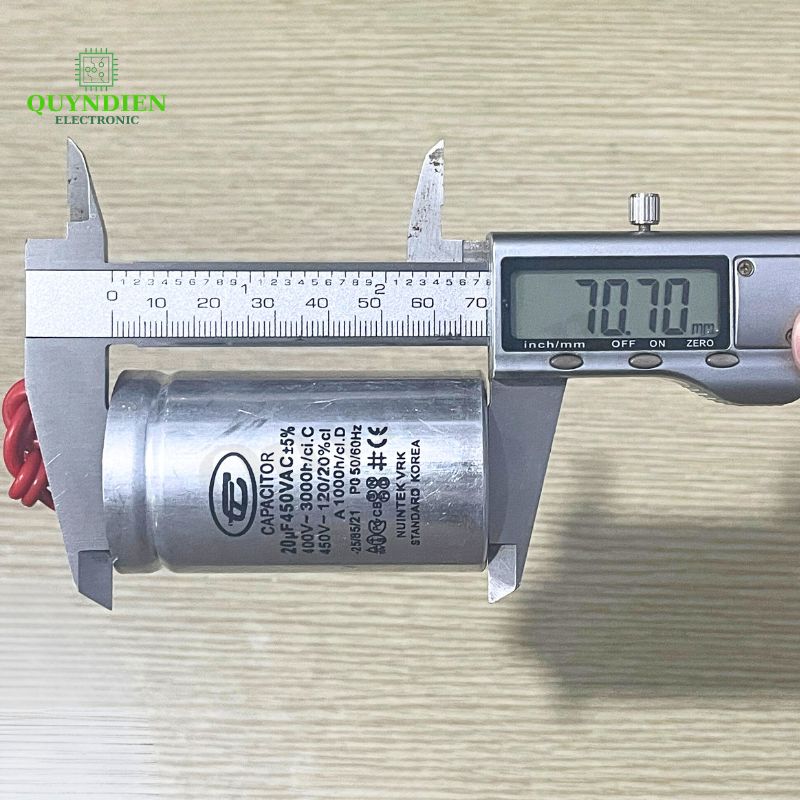 Tụ Nhôm Dây 20uF - 450V