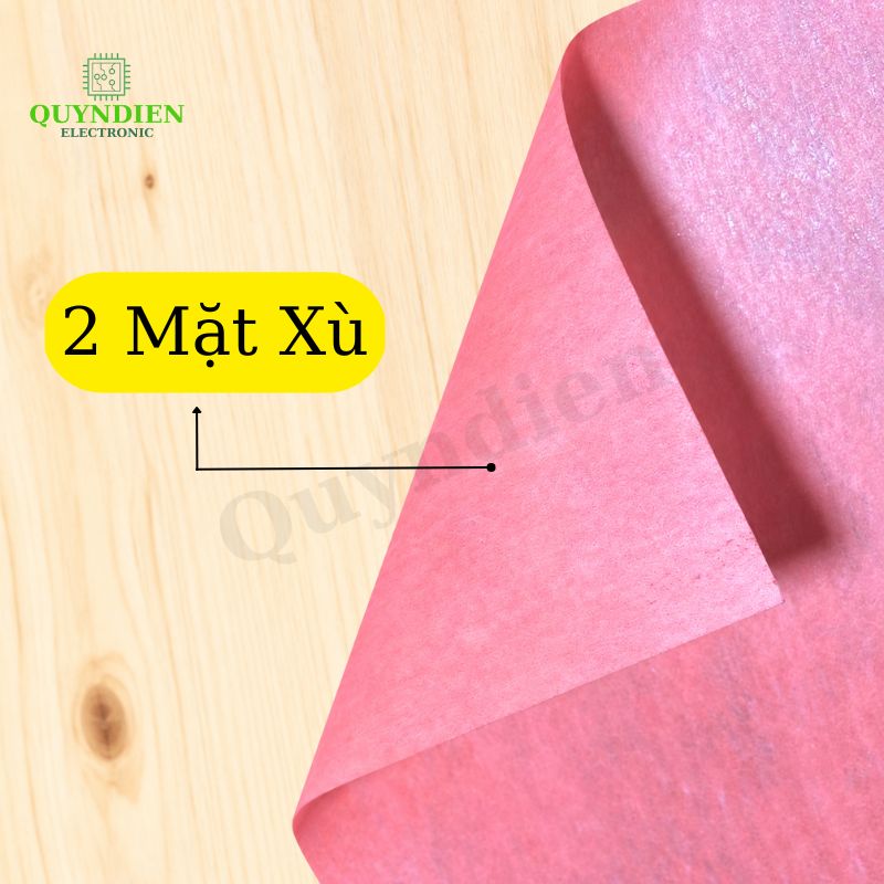Giấy Cách Điện Hồng Khổ 1 Mét Dày 0.25mm