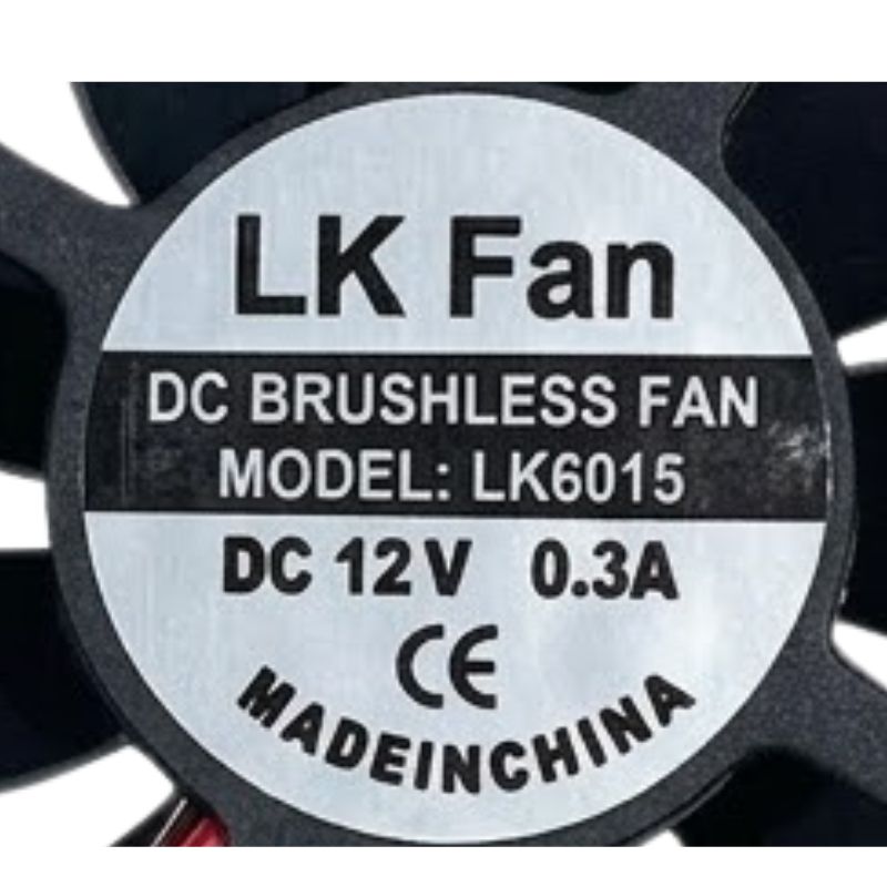 Quạt Tản Nhiệt 6x6x1.5cm 12V/0.3A dùng tản nhiệt cho máy hàn, CNC